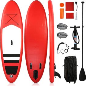 9' Inflatable Stand Up SUP Paddleboards with Accessories & Backpack Leash Double Action Hand Pump Repair Kit for Youth & Adult 9' Inflatable Stand Up SUP Paddleboards with Accessories & Backpack Leash Double Action Hand Pump Repair Kit for Youth & Adult
