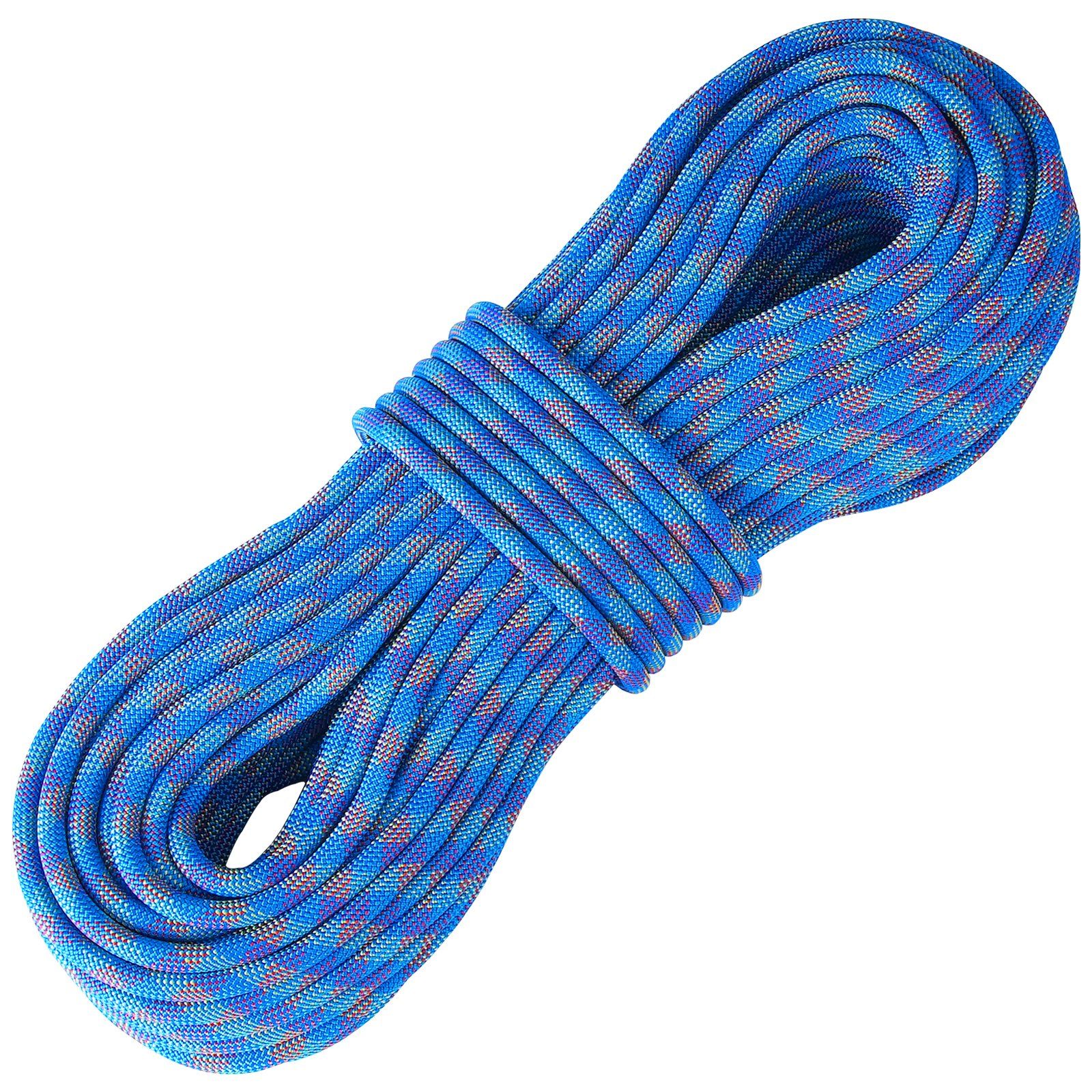 VEVOR 10.2mm Dynamic Climbing Rope, 60M(197ft) Outdoor Rock Climbing Rope 25KN Breaking Tension, Fiber Rope with Steel Snap Hooks for Escape VEVOR 10.2mm Dynamic Climbing Rope, 60M(197ft) Outdoor Rock Climbing Rope 25KN Breaking Tension, Fiber Rope with Steel Snap Hooks for Escape